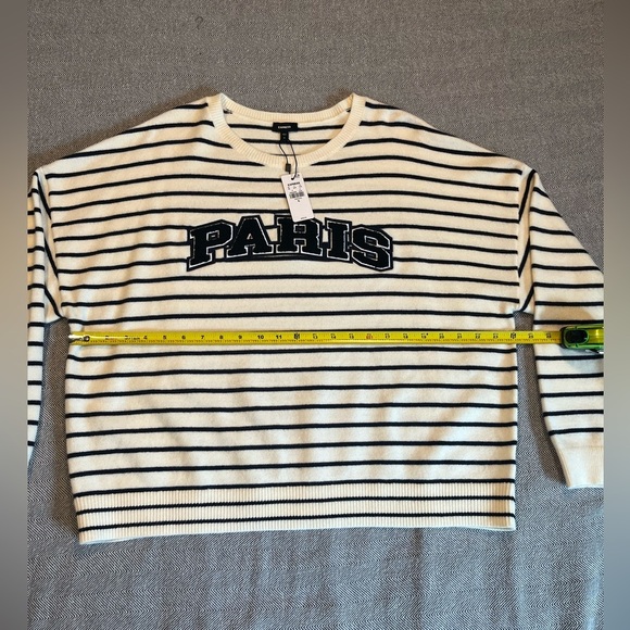 Express Striped Paris Sweater XL - Picture 11 of 12